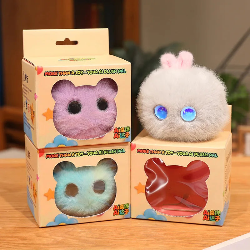 AI Talking Bunny Plush Keychain — 88 Languages