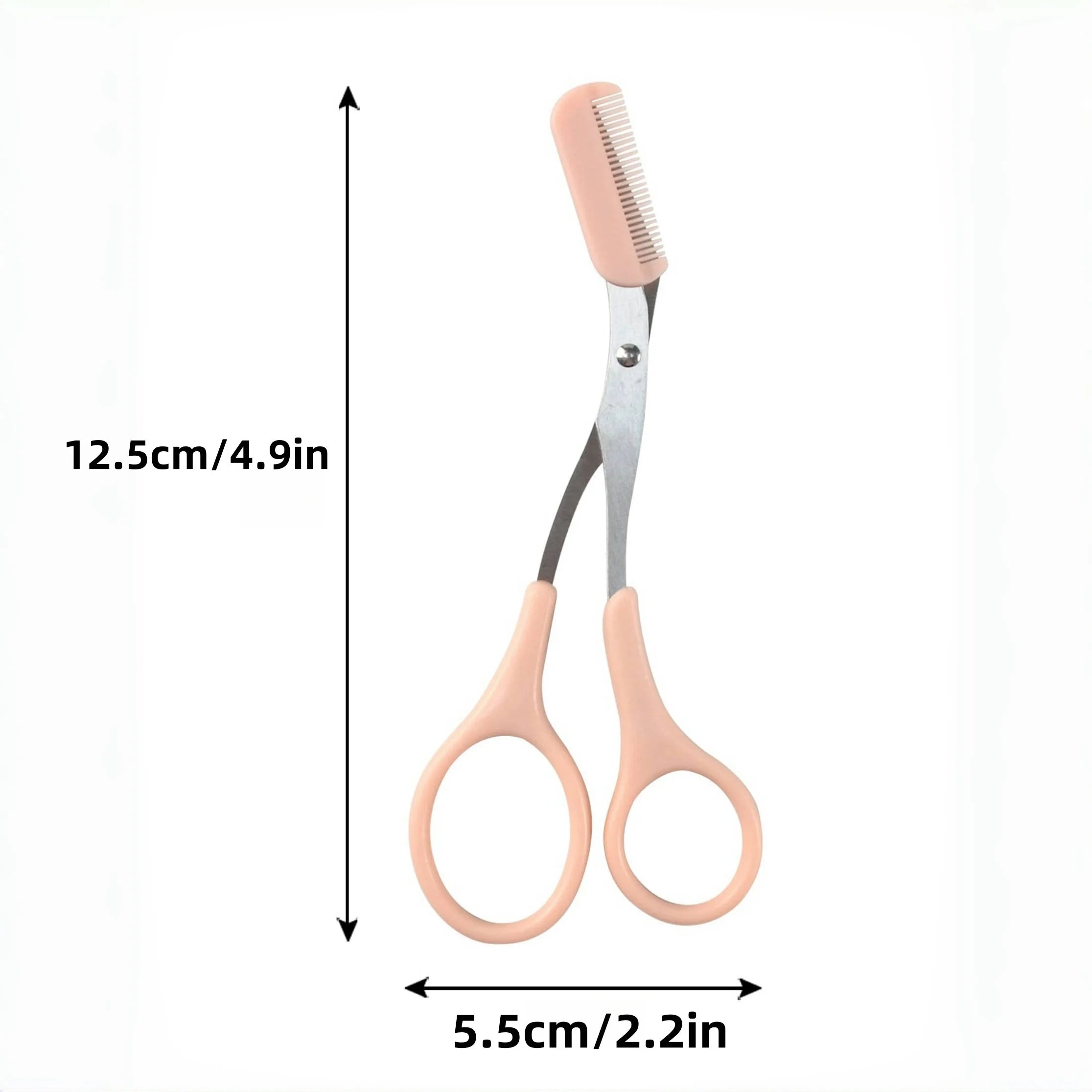 Stainless Steel Eyebrow Razor &amp; Scissors Set
