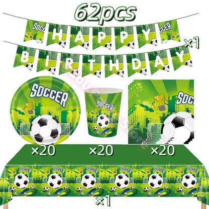 Football Birthday Party Decorations Set
